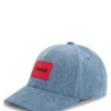Kinder-Cap mit Logo-Applikation aus Baumwoll-Denim Kinder-Cap mit Logo-Applikation aus Baumwoll-Denim