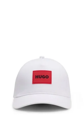Kinder-Cap mit Logo-Aufnäher aus Baumwolltwill