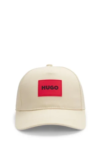 Kinder-Cap mit Logo-Aufnäher aus Baumwolltwill