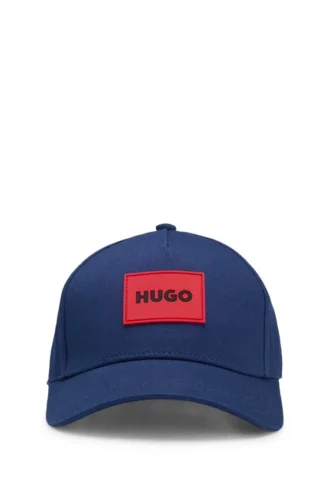 Kinder-Cap mit Logo-Aufnäher aus Baumwolltwill