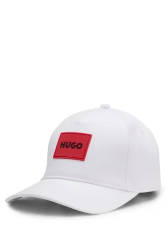 Kinder-Cap mit Logo-Aufnäher aus Baumwolltwill