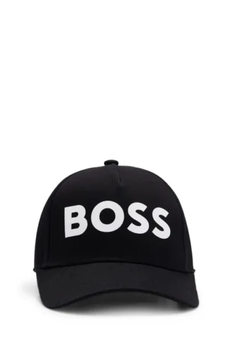 Kinder-Cap mit Logo-Print aus Baumwolltwill
