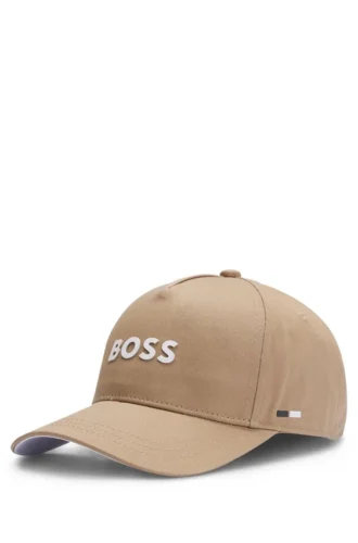 Kinder-Cap mit Logo-Print aus Baumwolltwill