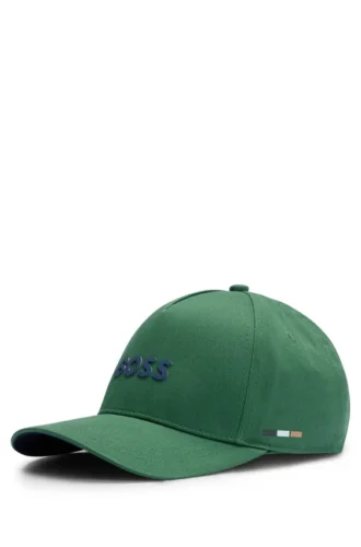 Kinder-Cap mit Logo-Print aus Baumwolltwill