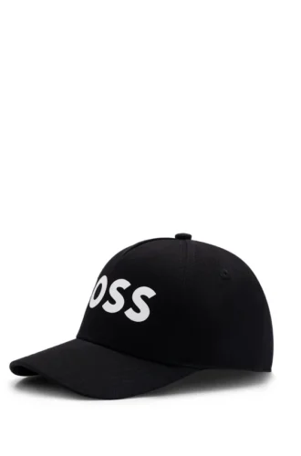Kinder-Cap mit Logo-Print aus Baumwolltwill