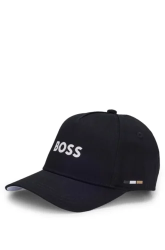 Kinder-Cap mit Logo-Print aus Baumwolltwill