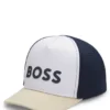 Kinder-Cap mit Logo-Print und Colour-Blocking