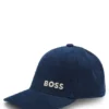 Kinder-Caps aus Baumwollsamt mit Logo
