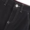 Kinder-Cargohose aus Stretch-Baumwolle mit rotem Logo-Label
