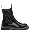 Kinder-Chelsea-Stiefel aus Lackleder mit Monogramm-Einsätzen
