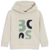 Kinder-Fleece-Hoodie mit Logo-Grafik