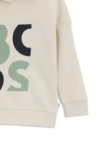Kinder-Fleece-Hoodie mit Logo-Grafik