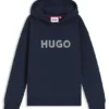 Kinder-Fleece-Hoodie mit Logo-Print