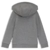 Kinder-Hoodie aus Baumwollmischung mit Reißverschluss und Double-B-Monogramm Kinder-Hoodie aus Baumwollmischung mit Reißverschluss und Double-B-Monogramm