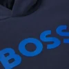 Kinder-Hoodie aus Fleece mit Logo-Detail Kinder-Hoodie aus Fleece mit Logo-Detail