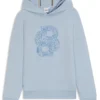 Kinder-Hoodie aus Stretch-Baumwolle mit Double-B-Monogramm