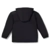 Kinder-Hoodie aus Stretch-Baumwolle mit Reißverschluss und rotem Logo-Label