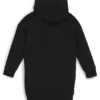 Kinder-Hoodie-Kleid aus Stretch-Baumwolle mit charakteristischem Print