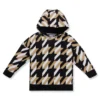 Kinder-Hoodie mit charakteristischem Allover-Muster