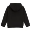 Kinder-Hoodie mit gestapeltem Logo aus Baumwollmischung