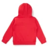 Kinder-Hoodie mit gestapeltem Logo aus Baumwollmischung