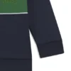 Kinder-Hoodie mit gesticktem Logo und Reißverschluss vorne