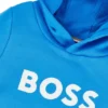 Kinder-Hoodie mit Kontrastlogo aus Baumwollmischung