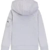 Kinder-Hoodie mit Logo-Applikation aus Baumwollmischung