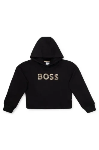 Kinder-Hoodie mit Logo-Detail