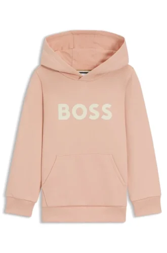 Kinder-Hoodie mit Logo-Print aus Baumwollmischung