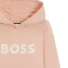 Kinder-Hoodie mit Logo-Print aus Baumwollmischung