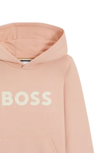Kinder-Hoodie mit Logo-Print aus Baumwollmischung