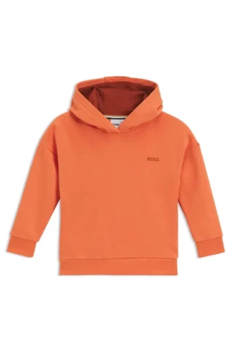 Kinder-Hoodie mit Motiv auf der Rückseite aus Baumwollmischung