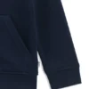 Kinder-Hoodie mit Reißverschluss und Logo-Print aus Baumwollmischung Kinder-Hoodie mit Reißverschluss und Logo-Print aus Baumwollmischung