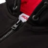 Kinder-Hoodie mit Reißverschluss und Logo-Print aus Baumwollmischung
