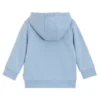 Kinder-Hoodie mit Reißverschluss und Logo-Print aus Baumwollmischung Kinder-Hoodie mit Reißverschluss und Logo-Print aus Baumwollmischung