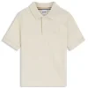 Kinder-Jacquard-Poloshirt aus Stretch-Baumwolle