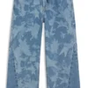 Kinder-Jeans mit Sternenprint in lockerer Passform aus Baumwoll-Denim