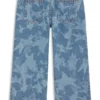 Kinder-Jeans mit Sternenprint in lockerer Passform aus Baumwoll-Denim