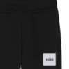 Kinder-Jogginghose aus Baumwollmischung mit Logo-Etikett Kinder-Jogginghose aus Baumwollmischung mit Logo-Etikett