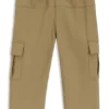 Kinder-Jogginghose aus geknittertem Fleece mit Cargotaschen Kinder-Jogginghose aus geknittertem Fleece mit Cargotaschen