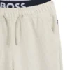 Kinder-Jogginghose aus Samt mit Logo-Etikett Kinder-Jogginghose aus Samt mit Logo-Etikett