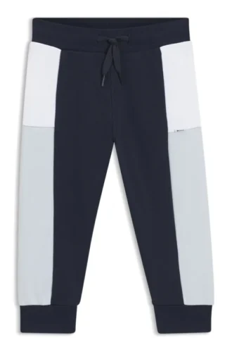 Kinder-Jogginghose mit Colour-Blocking aus Baumwollmischung