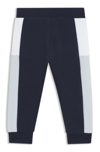 Kinder-Jogginghose mit Colour-Blocking aus Baumwollmischung