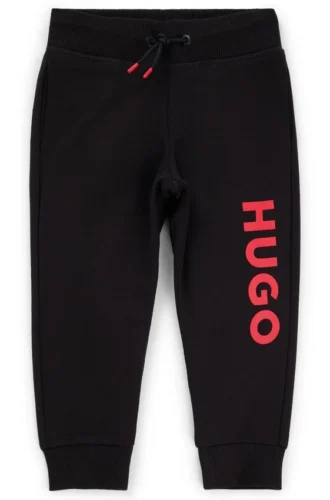 Kinder-Jogginghose mit Logo-Print aus einer Baumwollmischung