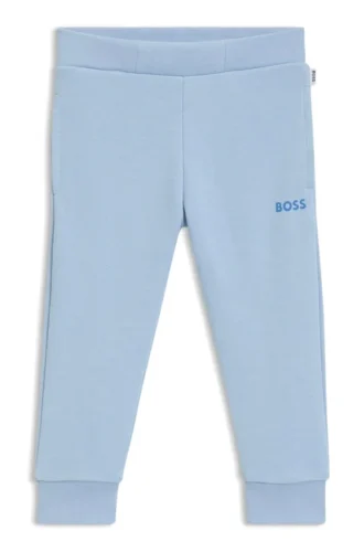 Kinder-Jogginghose mit Logo-Print aus einer Baumwollmischung