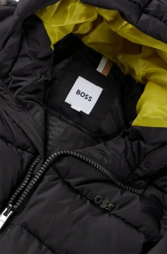 Kinder-Kapuzenjacke mit Camouflage-Sherpa-Rückseite