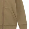 Kinder-Kapuzenpullover mit Reißverschluss und Logo-Etikett