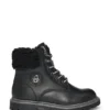 Kinder-Lederstiefel mit Double-B-Monogramm