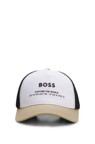 Kinder-Logo-Cap aus Baumwolle und Mesh